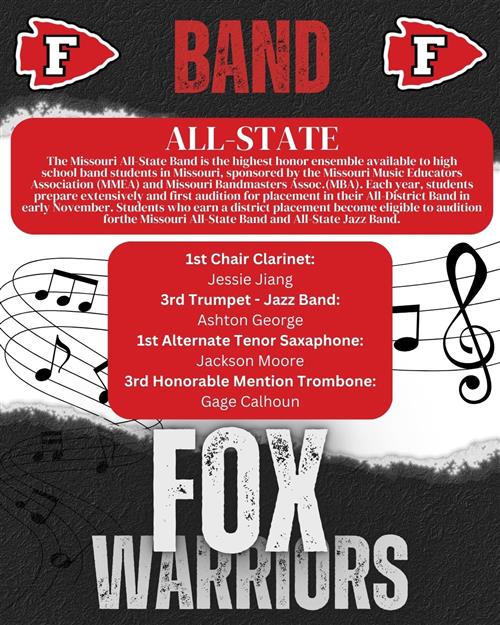  list of all state band members as described in article